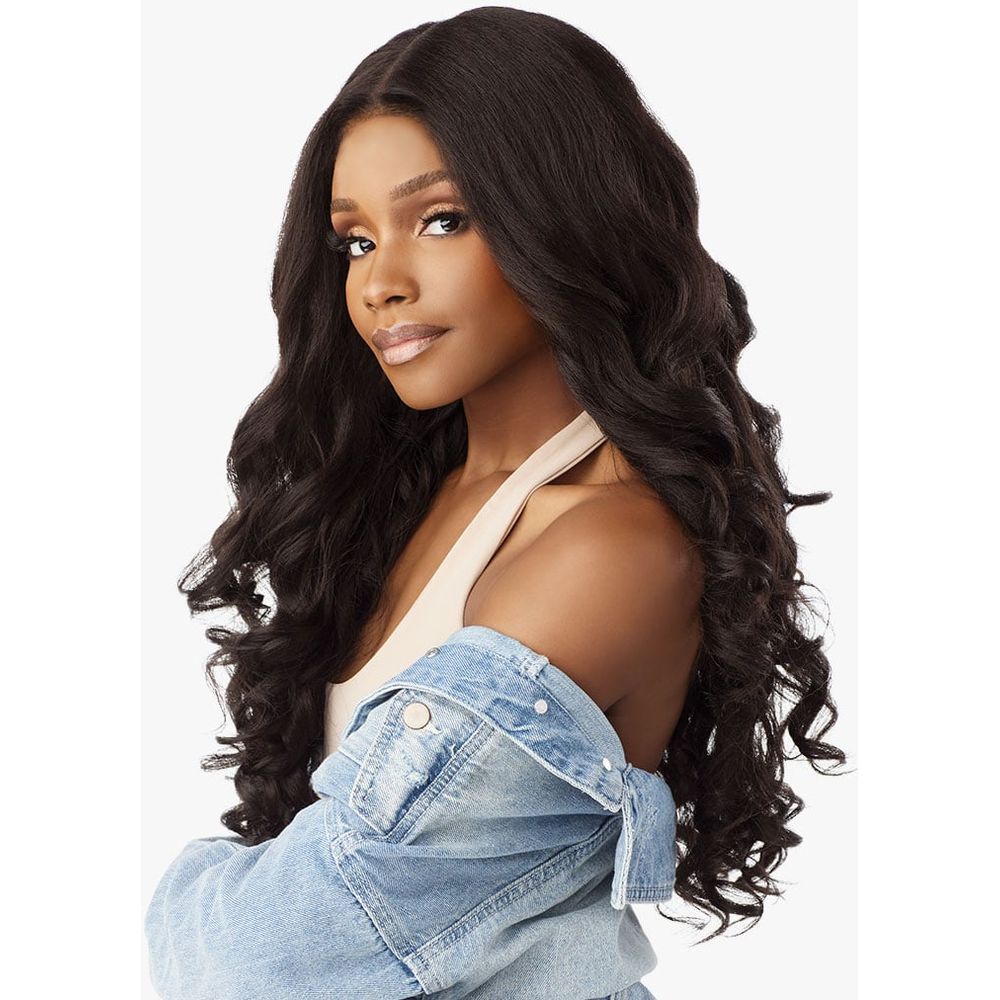 Sensationnel Curls Kinks & Co Kinky Edges Y Part HD Lace Wig - Kinky Loose Spiral 24" - Beauty Exchange Beauty Supply