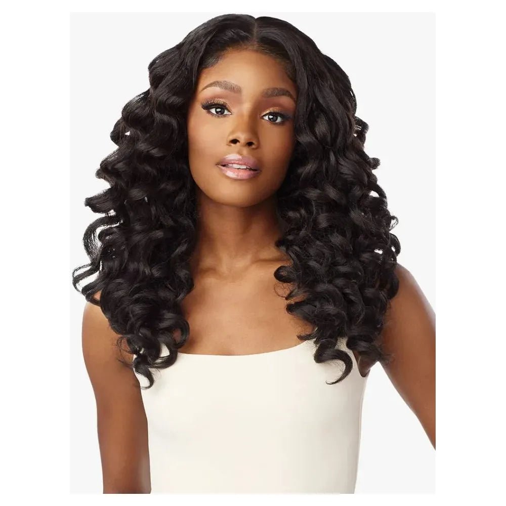 Sensationnel Curls Kinks & Co Kinky Edges Y Part HD Lace Wig - Kinky Wand Curl 20" - Beauty Exchange Beauty Supply