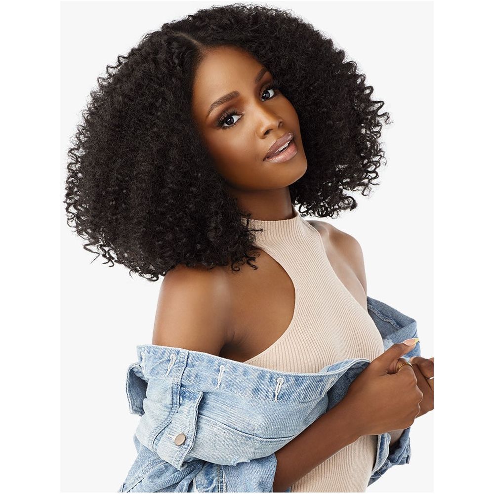 Sensationnel Curls Kinks & Co Kinky Edges Y Part HD Lace Wig - Kinky Zigzag Curls 14" - Beauty Exchange Beauty Supply