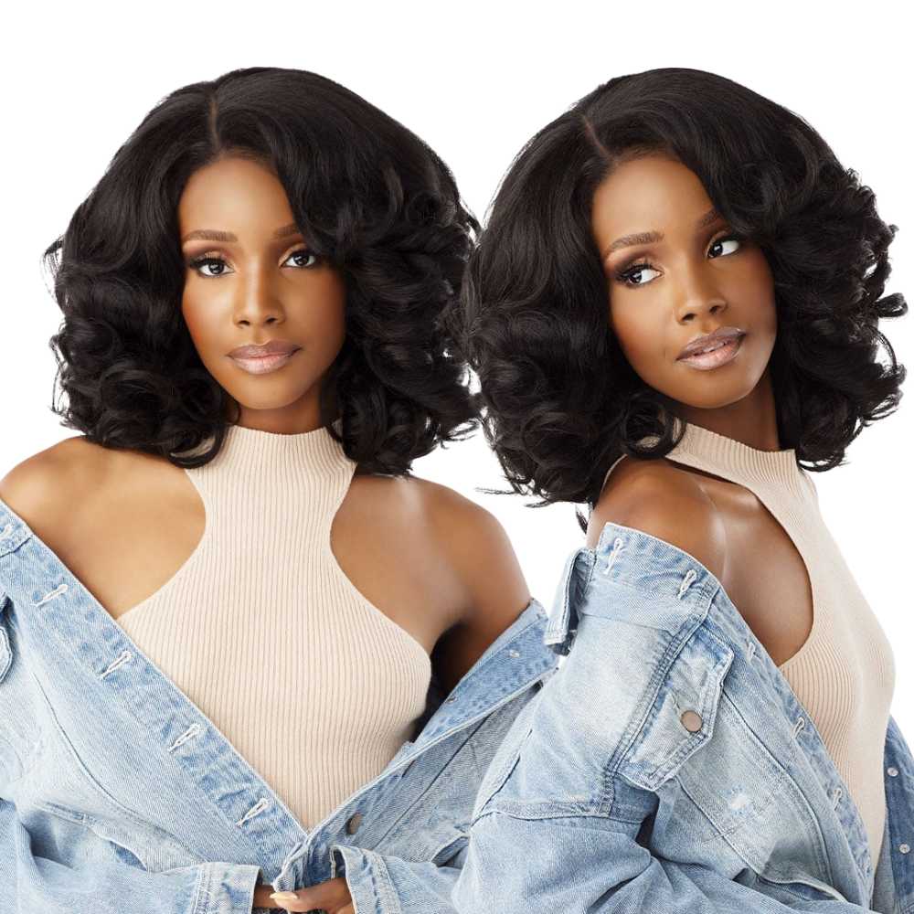 Sensationnel Curls Kinks & Co Kinky Edges Y - Part Synthetic HD Lace Front Wig - Kinky Volume Curl 14" - Beauty Exchange Beauty Supply