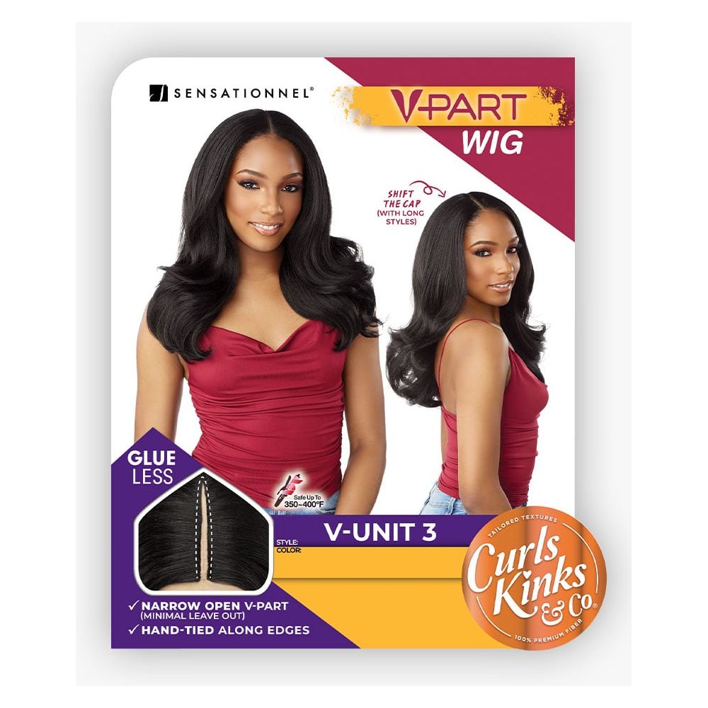 Sensationnel Curls Kinks &Co V - Part Synthetic HD Lace Wigs - V - Unit 3 - Beauty Exchange Beauty Supply