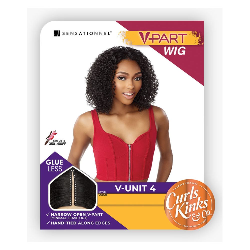 Sensationnel Curls Kinks &Co V - Part Synthetic HD Lace Wigs - V - Unit 4 - Beauty Exchange Beauty Supply