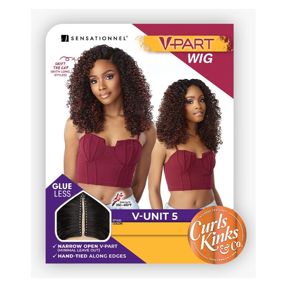 Sensationnel Curls Kinks &Co V - Part Synthetic HD Lace Wigs - V - Unit 5 - Beauty Exchange Beauty Supply