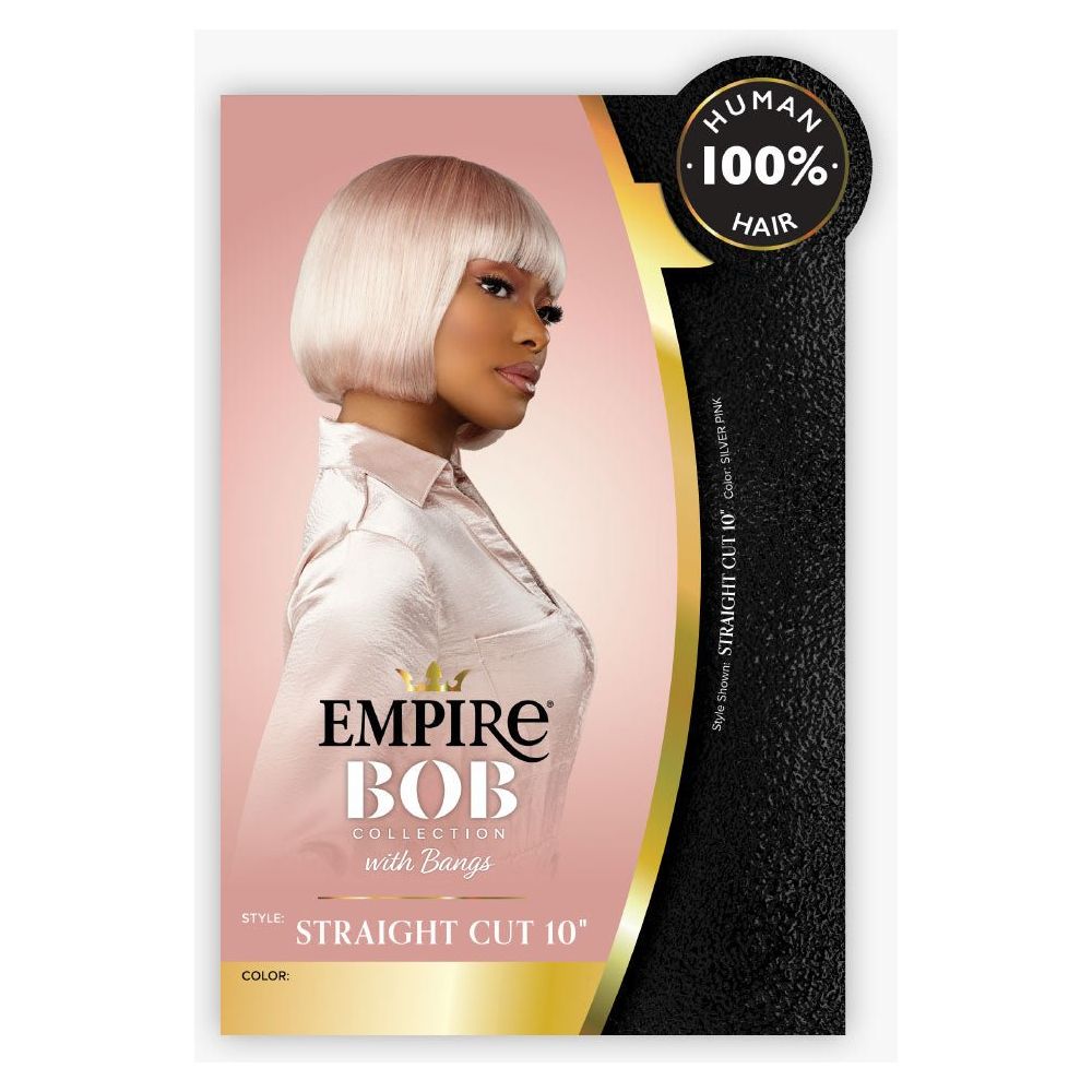 Sensationnel Empire Bob Collection 100% Human Hair Full Wig - Straight Cut 10" - Beauty Exchange Beauty Supply