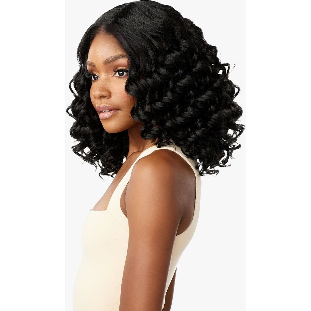 Sensationnel Kinky Edge Y - Part HD Lace Wig - Kinky Spiral Curl 14" - Beauty Exchange Beauty Supply