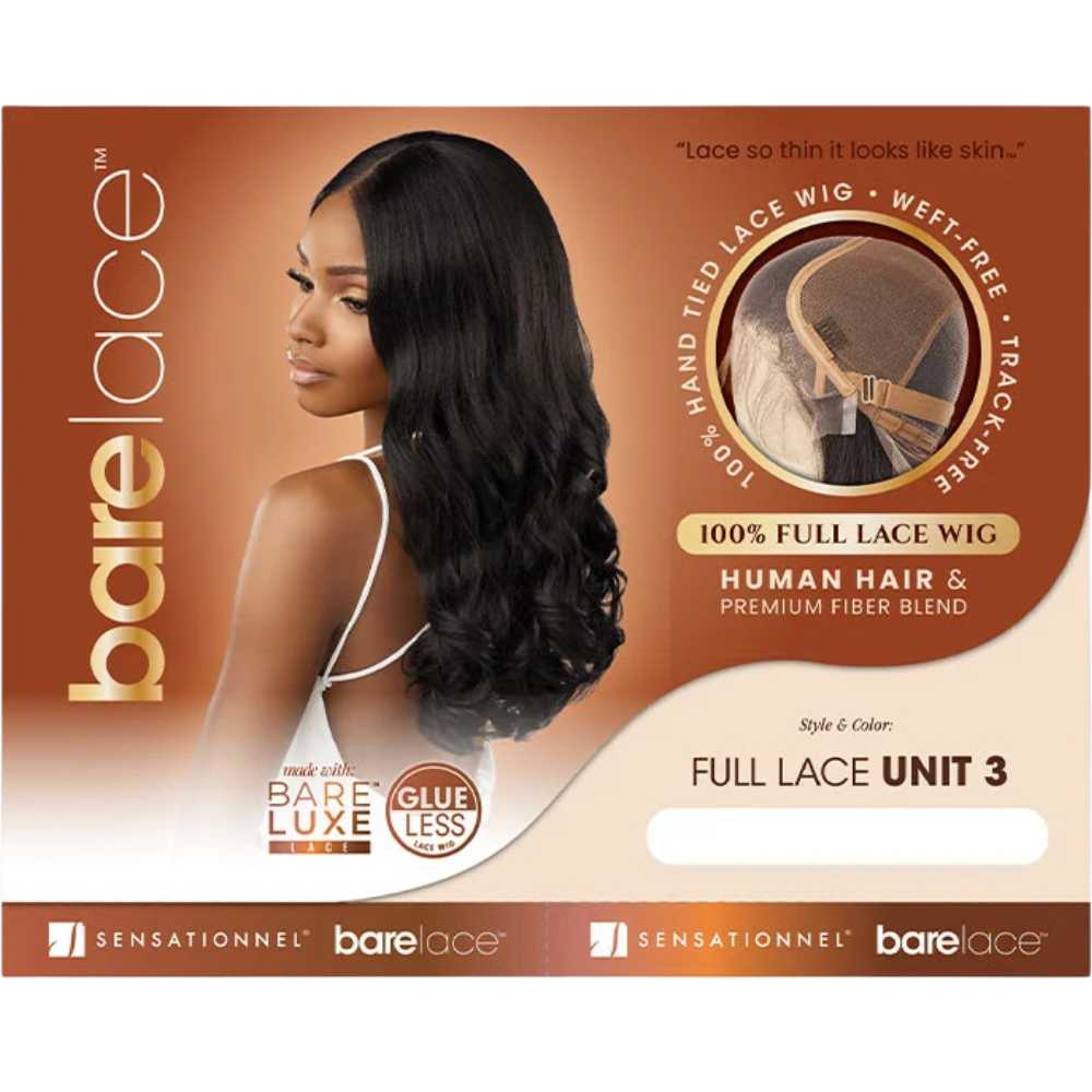 Sensationnel Synthetic Bare Lace Glueless 100% Full Lace Wig - Unit 3 - Beauty Exchange Beauty Supply