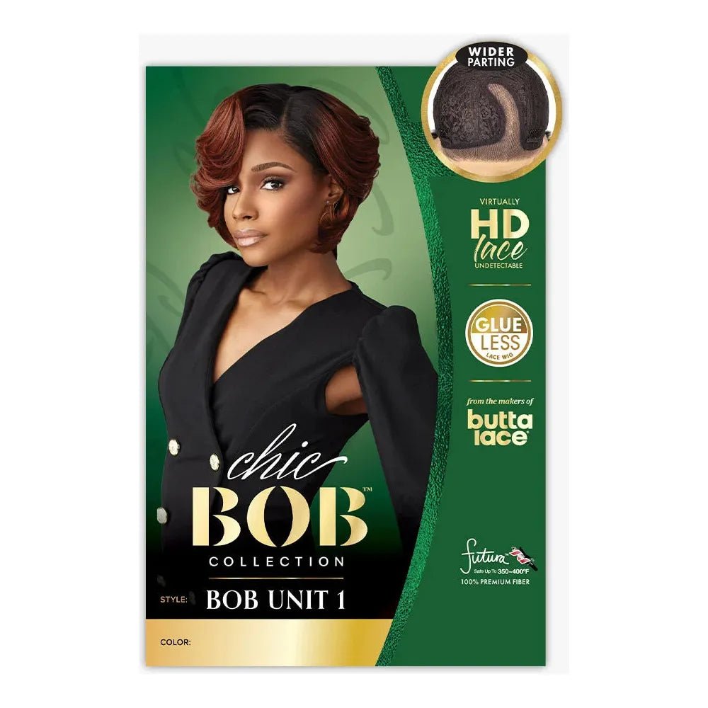 Sensationnel Synthetic Hair Butta Chic Bob Glueless HD Lace Front Wig - BOB Unit 1 - Beauty Exchange Beauty Supply