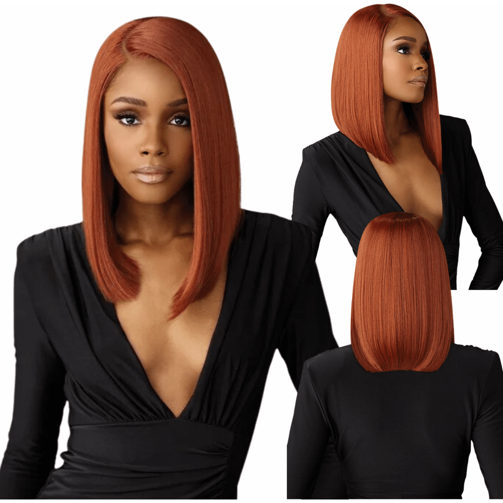 Sensationnel Synthetic Hair Butta Chic Bob Glueless HD Lace Front Wig - LOB Unit 1 - Beauty Exchange Beauty Supply