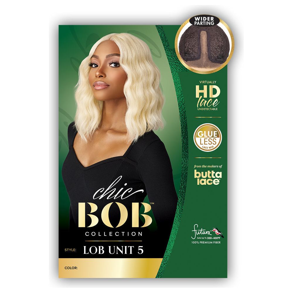 Sensationnel Synthetic Hair Butta Chic Bob Glueless HD Lace Front Wig - LOB Unit 5 - Beauty Exchange Beauty Supply