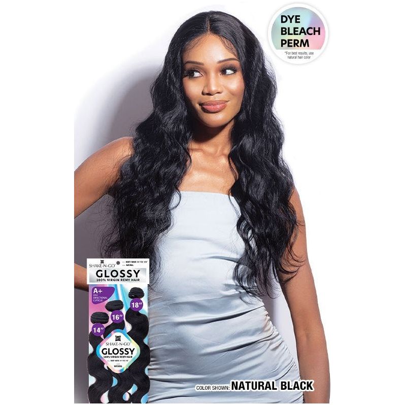 Shake-N-Go Glossy 100% Virgin Remy Hair Bundle Multipack - Body Wave - Beauty Exchange Beauty Supply