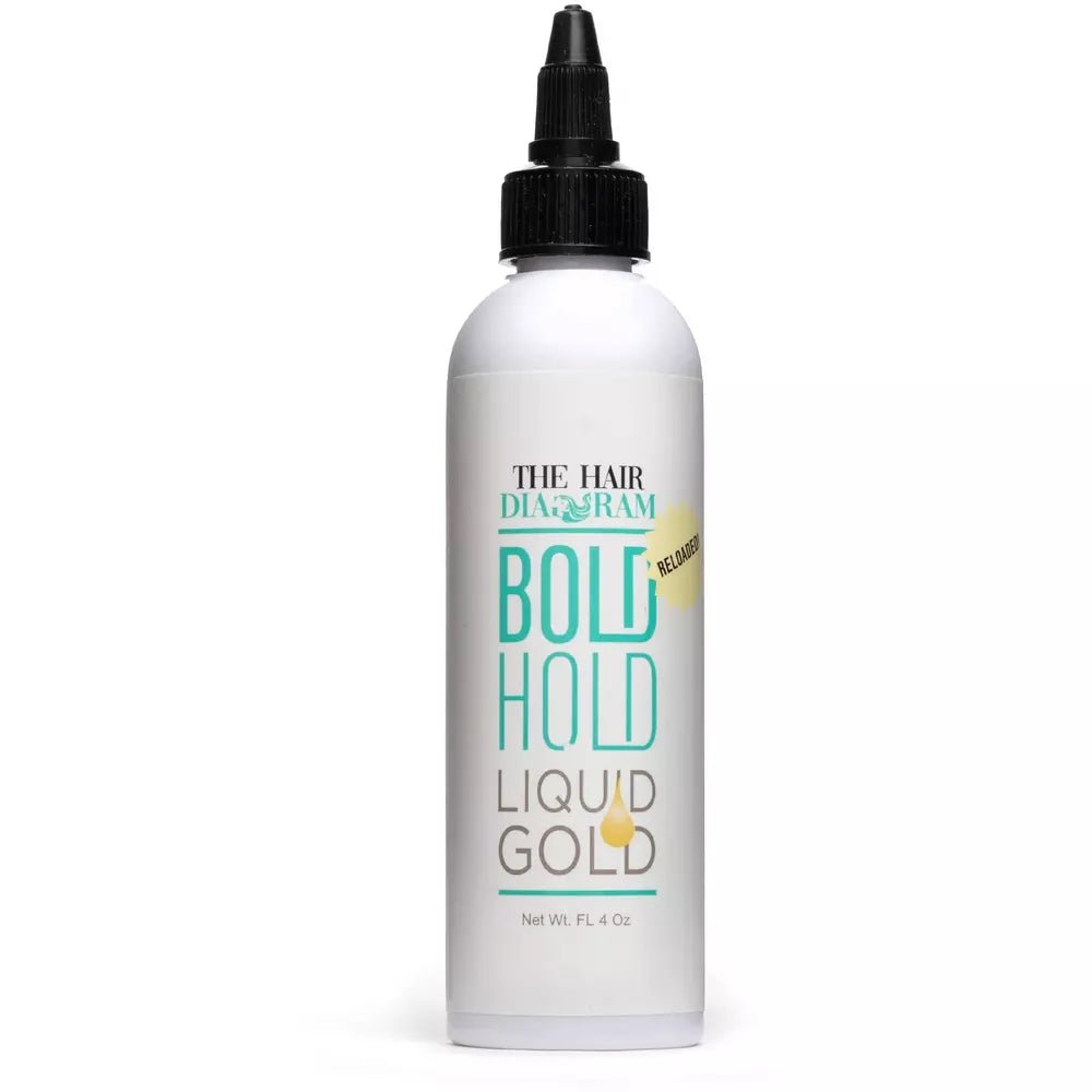 The Hair Diagram Bold Hold Liquid Gold Reloaded 4oz - Beauty Exchange Beauty Supply