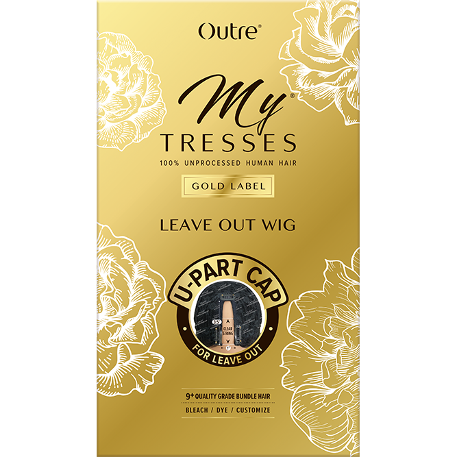 Outre Mytresses Gold 100% Unprocessed Human Hair Leave Out Wig - Dominican Curly 10"