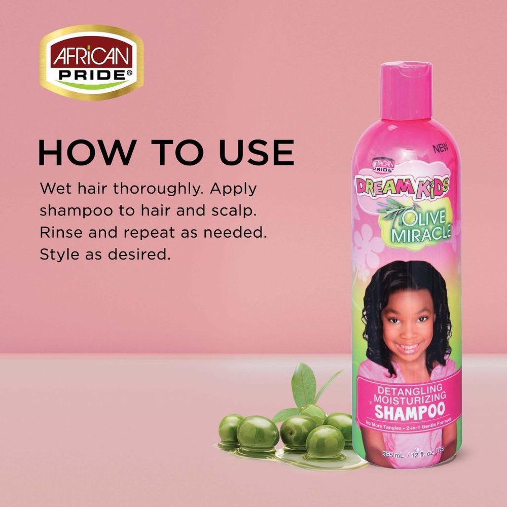 African Pride Dream Kids Detangling Moisturizing Shampoo 12oz - Beauty Exchange Beauty Supply