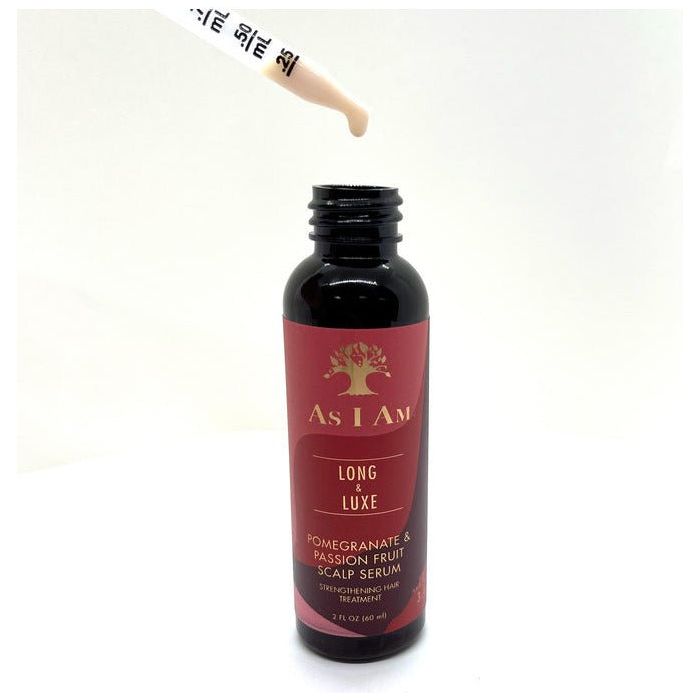 As I Am Long & Luxe Pomegranate & Passion Fruit Scalp Serum 2oz - Beauty Exchange Beauty Supply