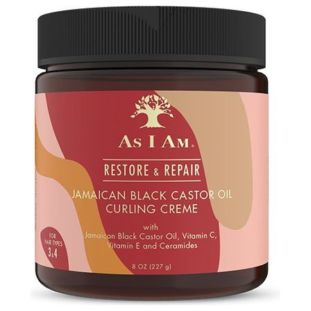 As I Am Restore & Repair Jamaican Black Castor Oil Curling Creme 8oz - Beauty Exchange Beauty Supply