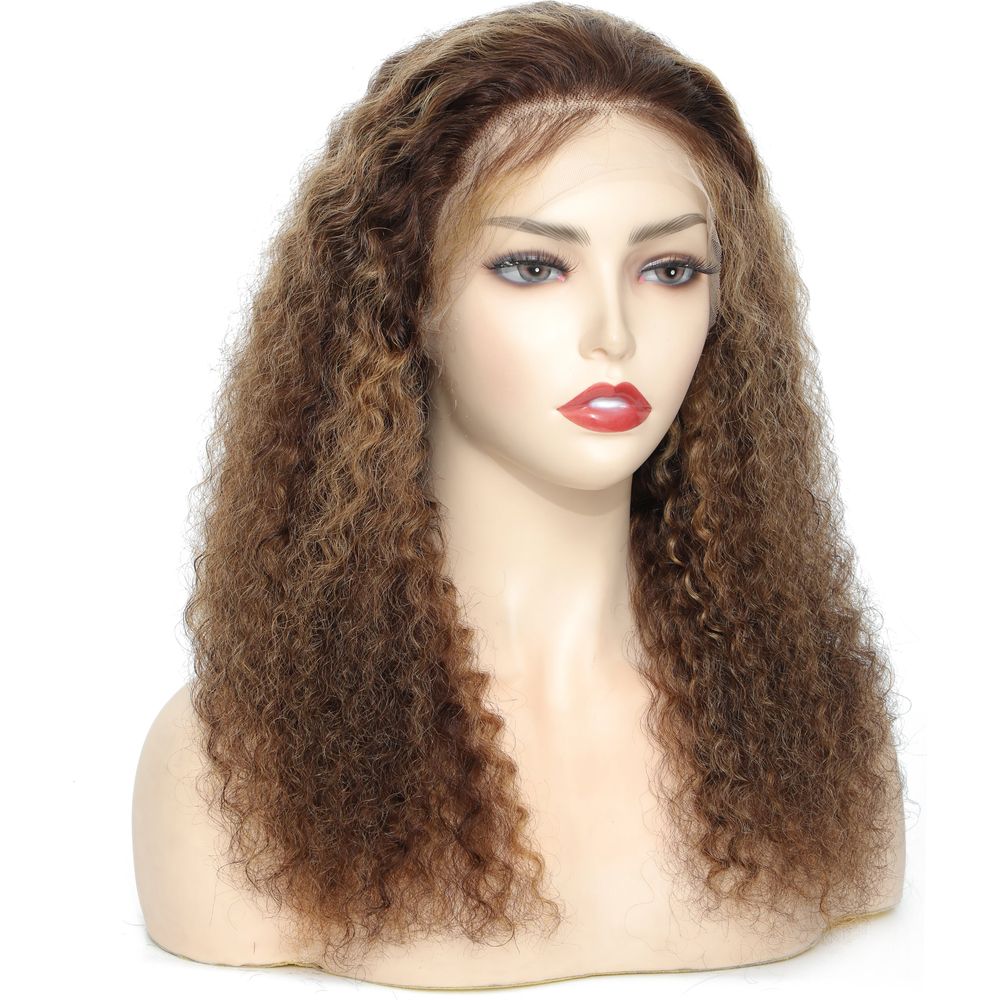 B & B Gold 100% Brazilian Human Hair 13x4 Lace Front Wig - Piano T4/27/30 - Beauty Exchange Beauty Supply