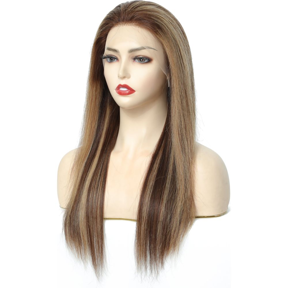 B & B Gold 100% Brazilian Human Hair 13x4 Lace Front Wig - Piano T4/27/30 - Beauty Exchange Beauty Supply