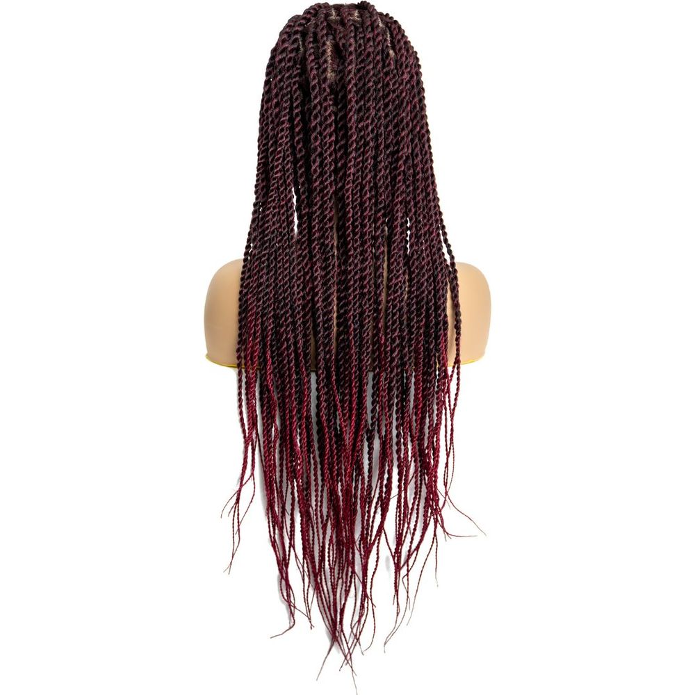 B & B Knotless Synthetic 100% Full HD Lace Wig - Senegal Twist 32" - Beauty Exchange Beauty Supply