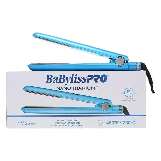 Babyliss 1" Nano Titanium Flat Iron - Beauty Exchange Beauty Supply