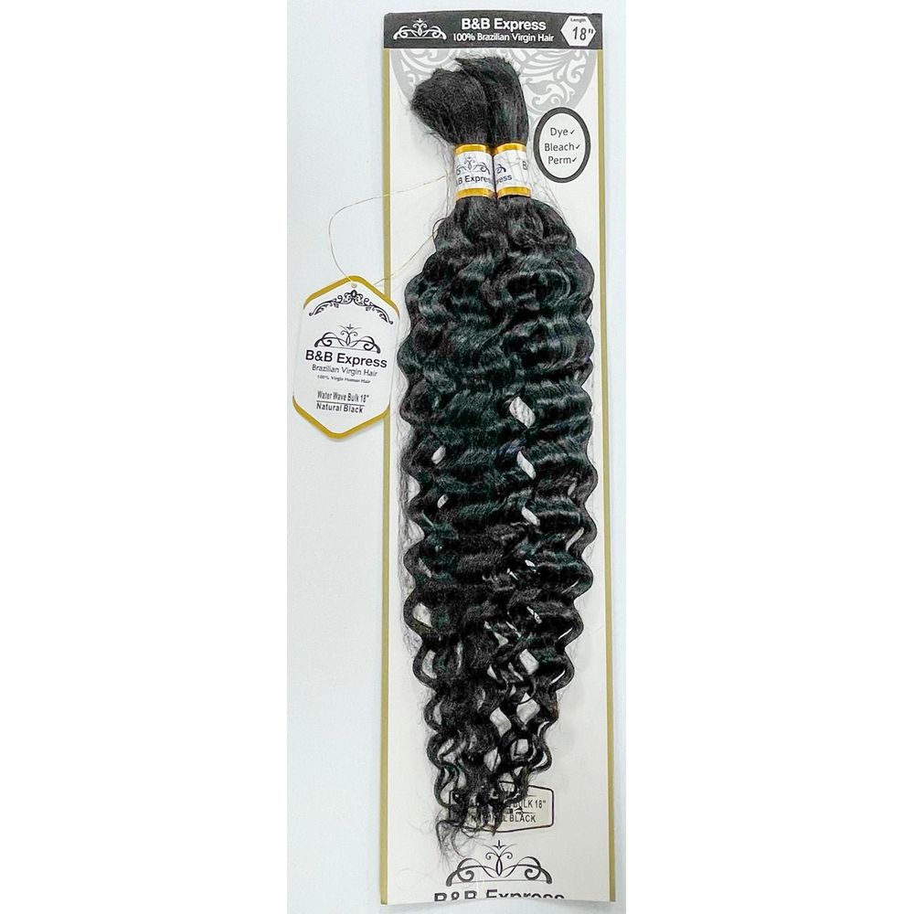 B&B Express 100% Virgin Human Hair - Deep Bulk 18"/22" - Beauty Exchange Beauty Supply