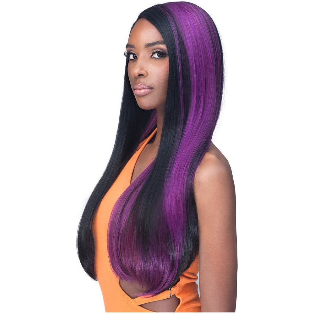 Bobbi Boss Swoop Part Series Synthetic HD Lace Front - MLF648 Emerson - Beauty Exchange Beauty Supply