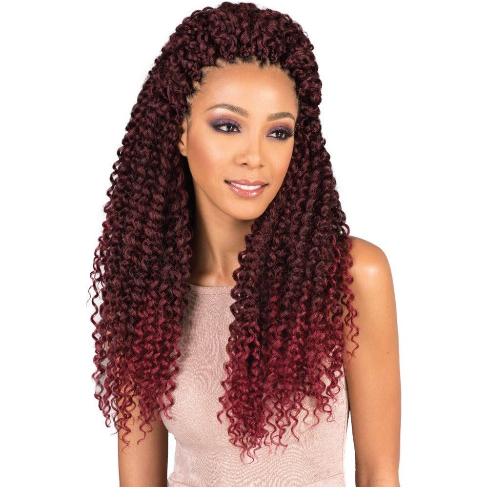 Bobbi Boss Synthetic Curly Crochet - Brazilian Water Wave 22" - Beauty Exchange Beauty Supply