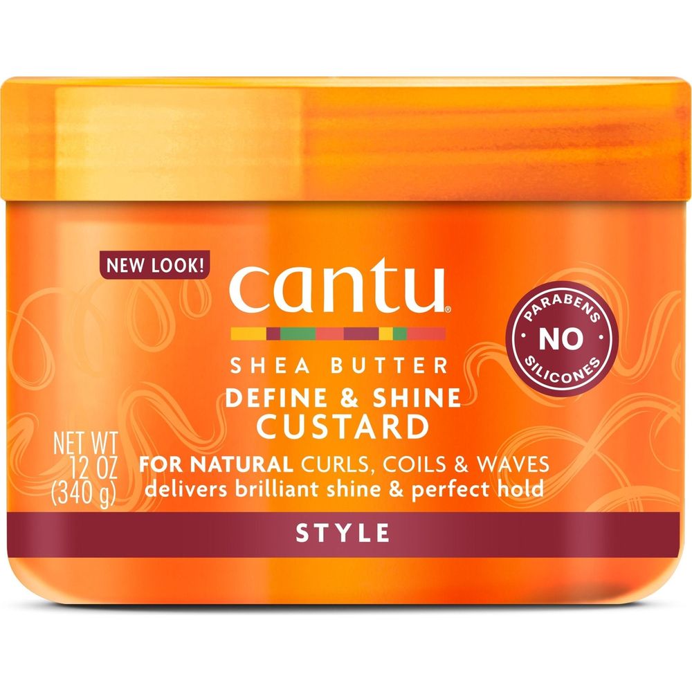 Cantu Shea Butter for Natural Hair Define & Shine Custard 12oz - Beauty Exchange Beauty Supply