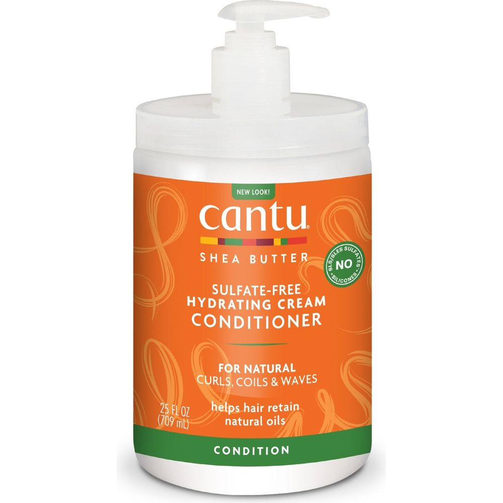 Cantu Shea Butter for Natural Hair Sulfate-Free Hydrating Cream Conditioner 3oz/13.5oz/25oz - Beauty Exchange Beauty Supply