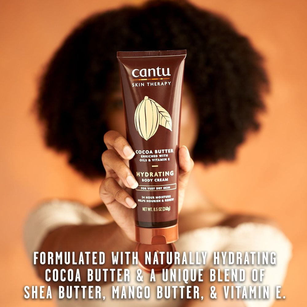 Cantu Skin Therapy Hydrating Cocoa Butter Body Cream 8.5oz - Beauty Exchange Beauty Supply