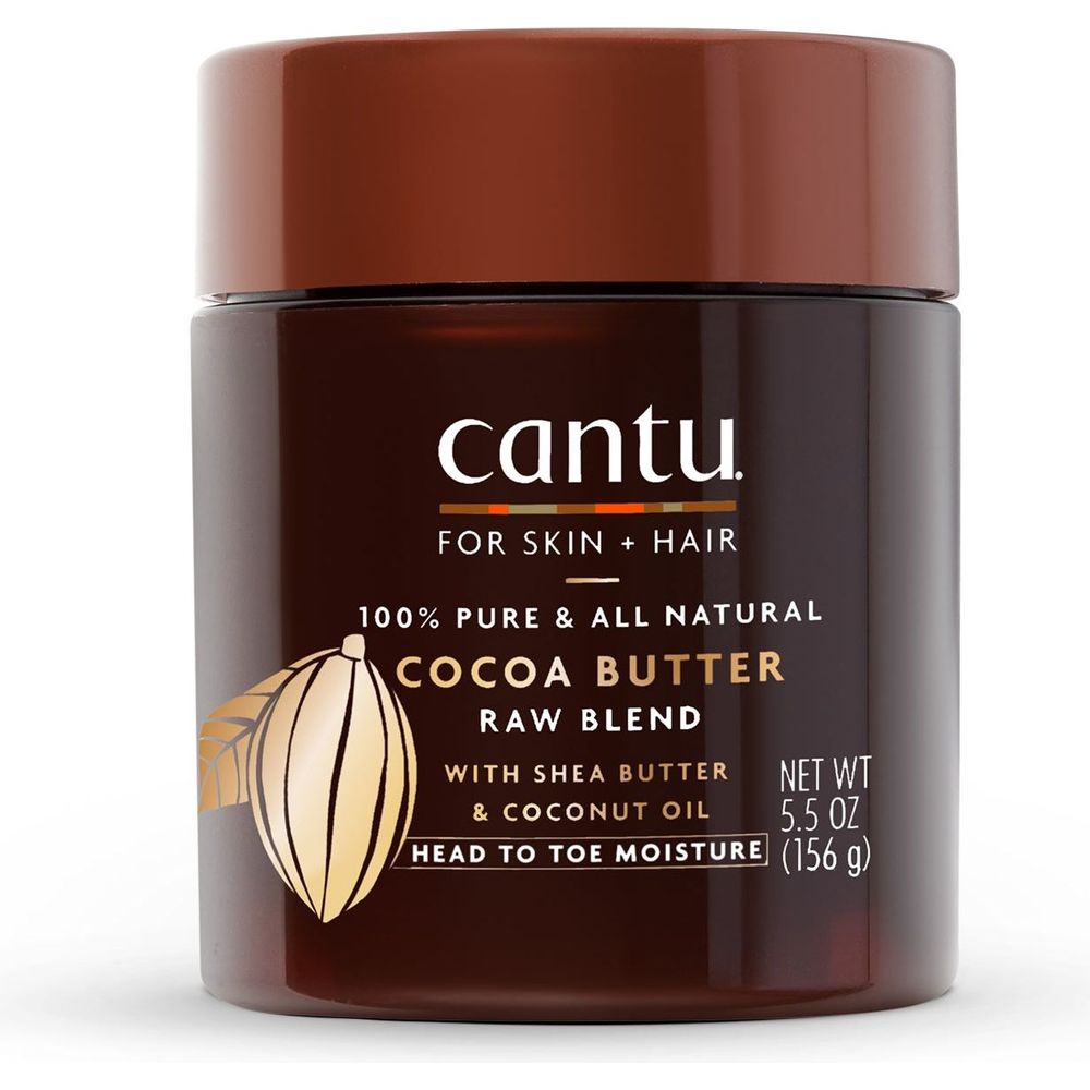 Cantu Skin Therapy Pure Cocoa Butter/Shea Butter Hydrating Raw Blend 5.5oz - Beauty Exchange Beauty Supply