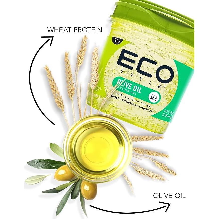 Eco Style Professional Styling Gel - Olive Oil - Beauty Exchange Beauty Supply