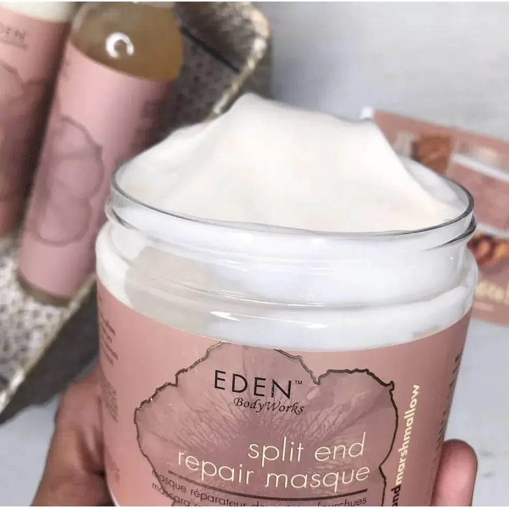 Eden BodyWorks Almond Marshmallow Split End Repair Masque 16oz - Beauty Exchange Beauty Supply