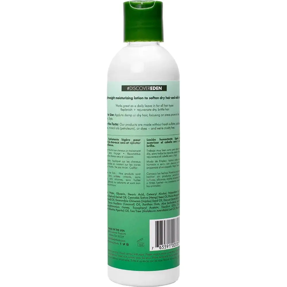 Eden BodyWorks Peppermint Tea Tree Moisturizing Hair Milk 8oz - Beauty Exchange Beauty Supply