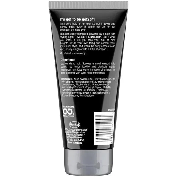 Göt2b Ultra Glued Invincible Styling Hair Gel 6 oz - Beauty Exchange Beauty Supply