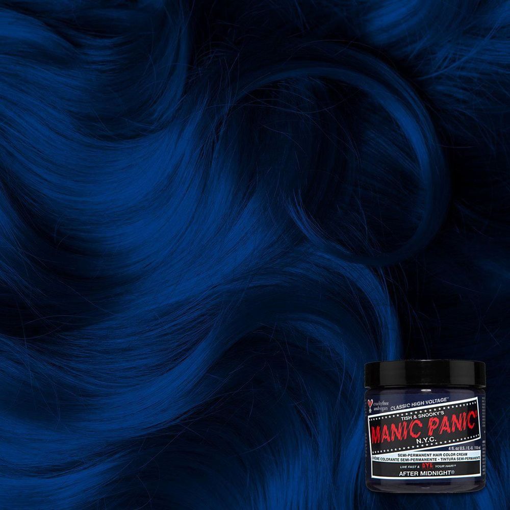 Manic Panic Creamtone Semi Permanent Hair Dye - After Midnight 4oz - Beauty Exchange Beauty Supply