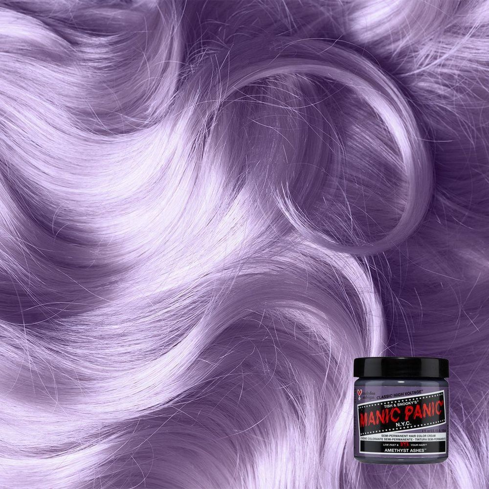 Manic Panic Creamtone Semi Permanent Hair Dye - Amethyst Ashes 4oz - Beauty Exchange Beauty Supply