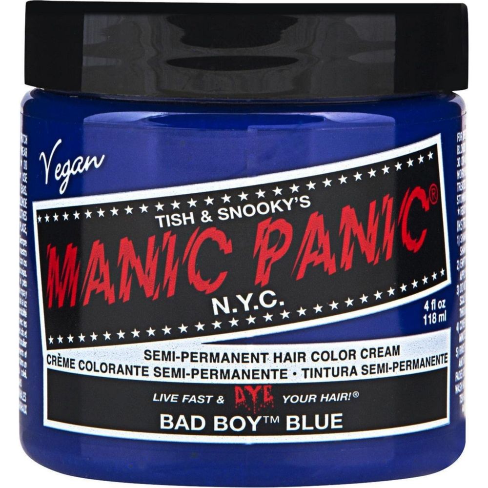 Manic Panic Creamtone Semi Permanent Hair Dye - Bad Boy Blue 4oz - Beauty Exchange Beauty Supply