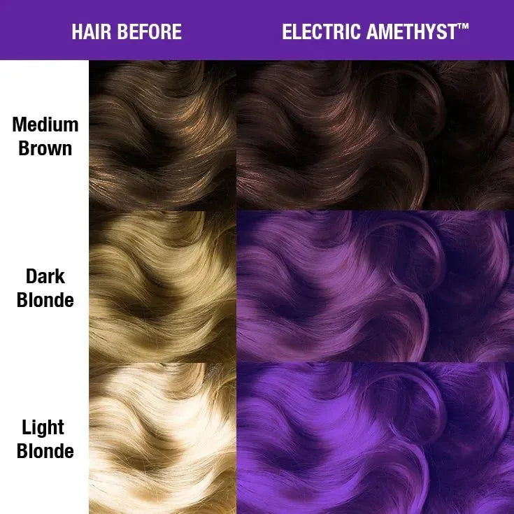 Manic Panic Creamtone Semi Permanent Hair Dye - Electric Amethyst 4oz - Beauty Exchange Beauty Supply