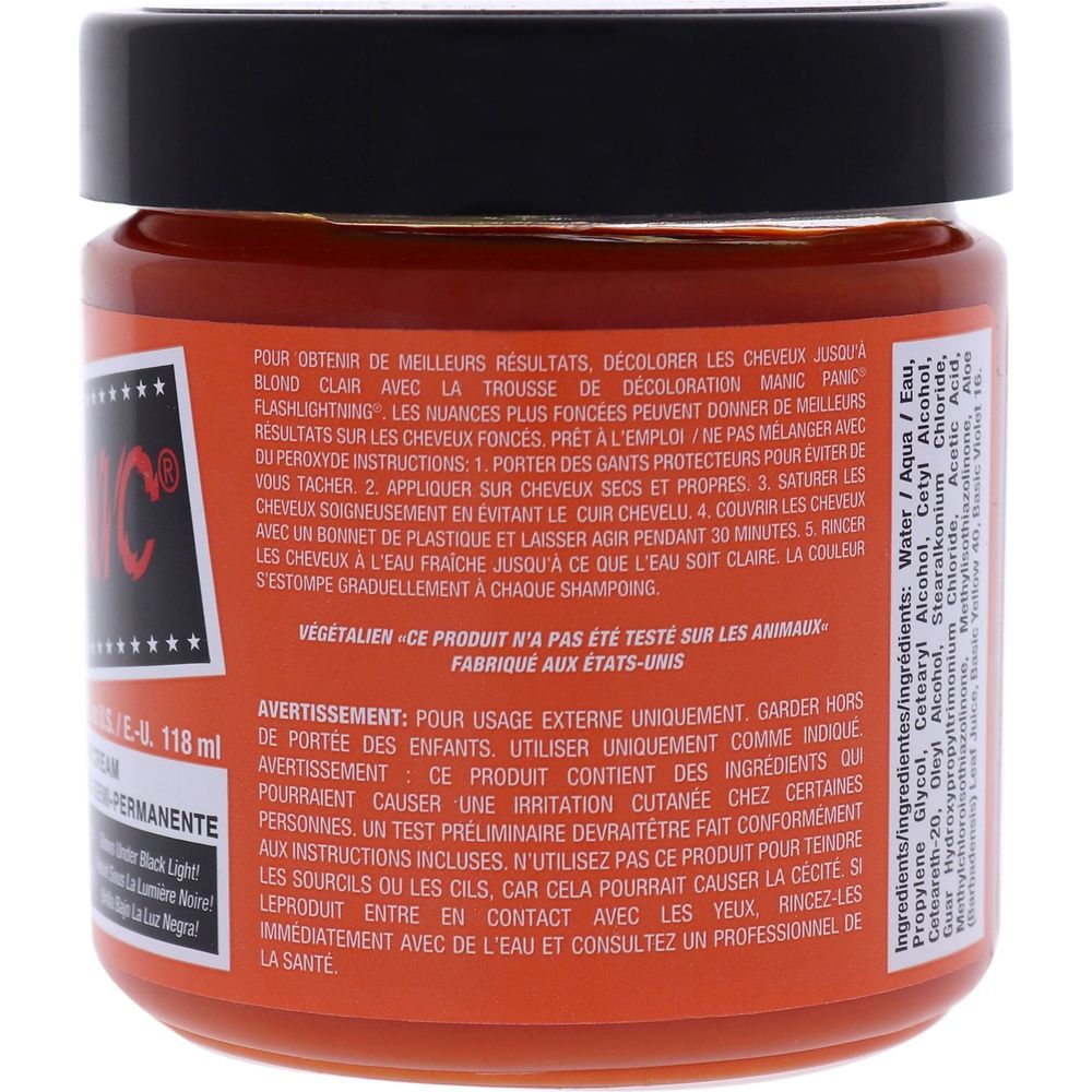 Manic Panic Creamtone Semi Permanent Hair Dye - Electric Tiger Lily 4oz - Beauty Exchange Beauty Supply