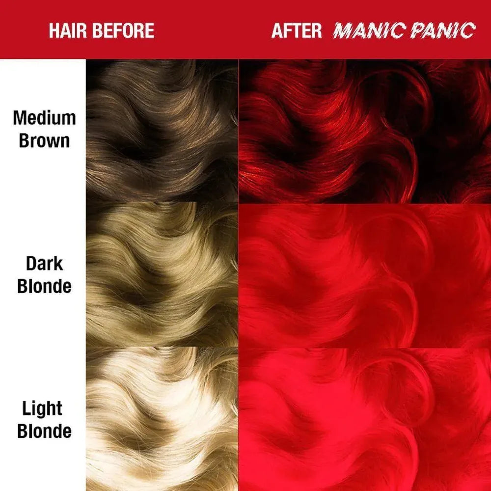 Manic Panic Creamtone Semi Permanent Hair Dye - Pillarbox Red 4oz - Beauty Exchange Beauty Supply