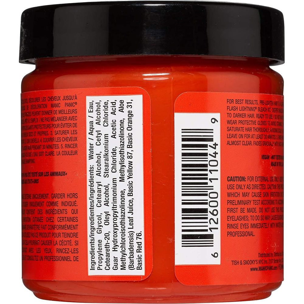 Manic Panic Creamtone Semi Permanent Hair Dye - Psychedelic Sunset 4oz - Beauty Exchange Beauty Supply