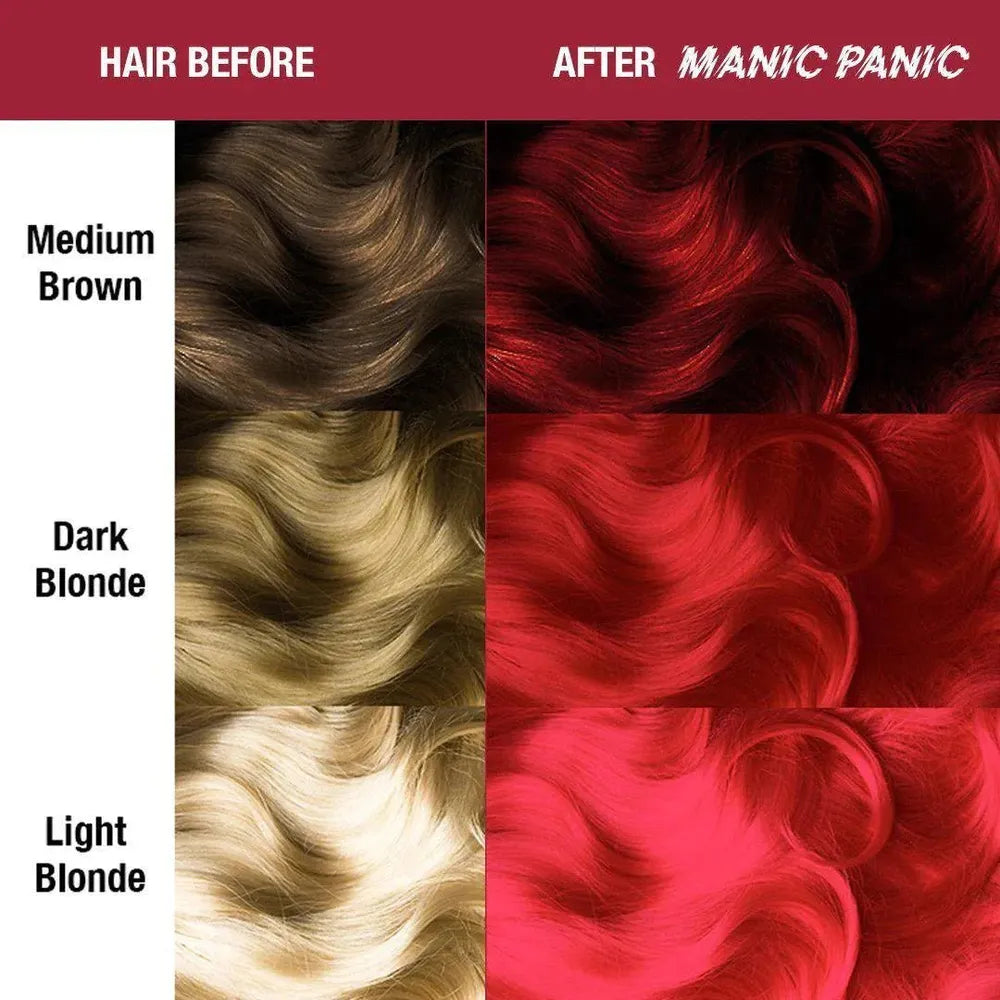 Manic Panic Creamtone Semi Permanent Hair Dye - Rock N Roll Red 4oz - Beauty Exchange Beauty Supply