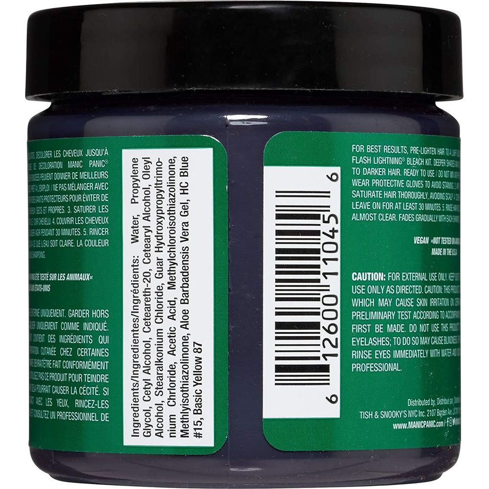 Manic Panic Creamtone Semi Permanent Hair Dye - Venus Envy 4oz - Beauty Exchange Beauty Supply