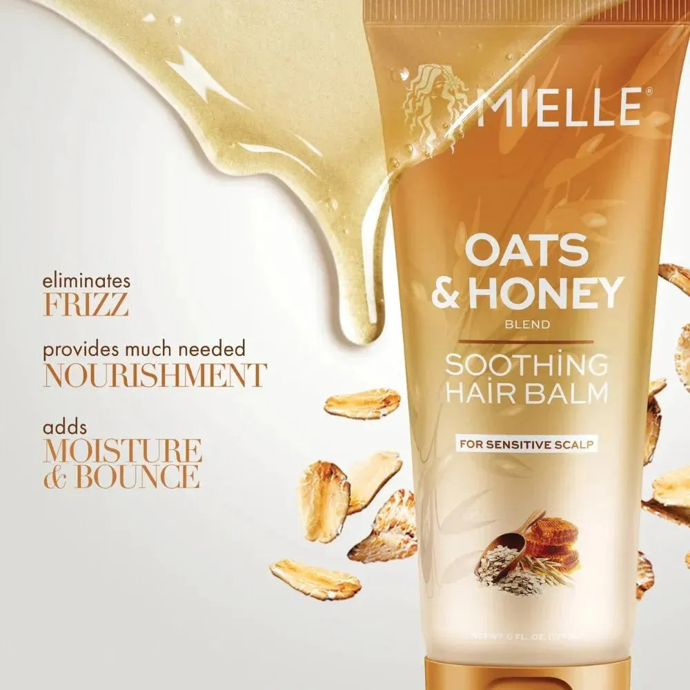 Mielle Oats & Honey Soothing Hair Balm 6oz - Beauty Exchange Beauty Supply