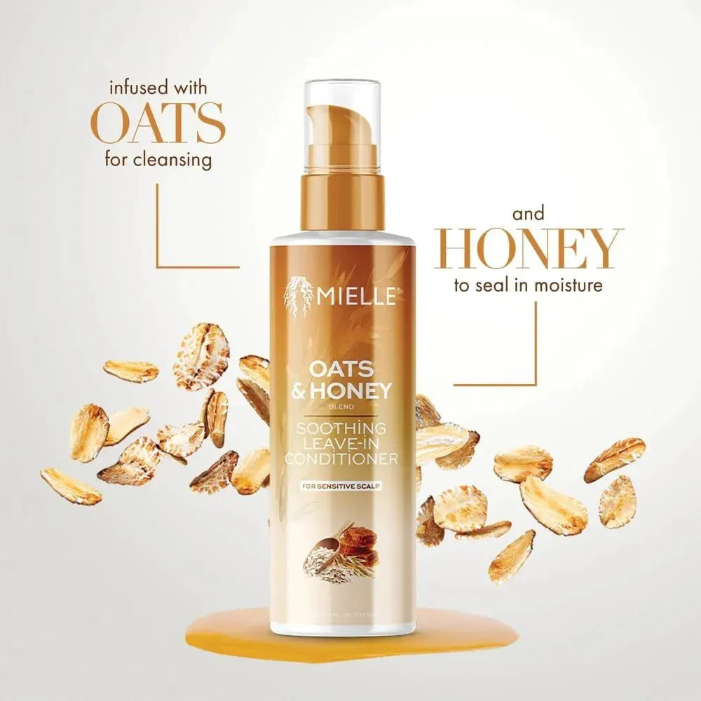 Mielle Oats & Honey Soothing Leave-In Conditioner Spray 6oz - Beauty Exchange Beauty Supply