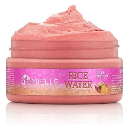 Mielle Rice Water Collection Clay Masque 8oz - Beauty Exchange Beauty Supply