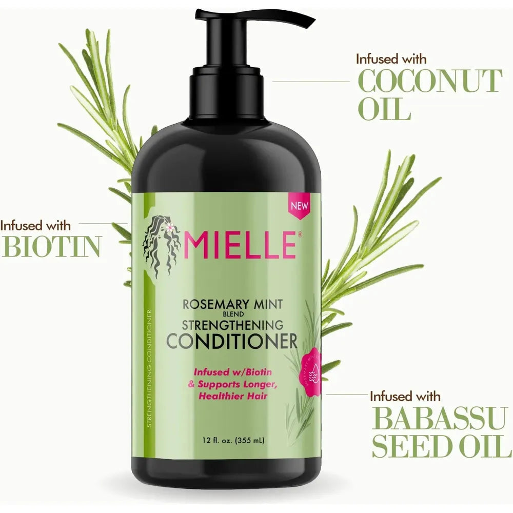 Mielle Rosemary Mint Blend Strengthening Conditioner 12oz - Beauty Exchange Beauty Supply