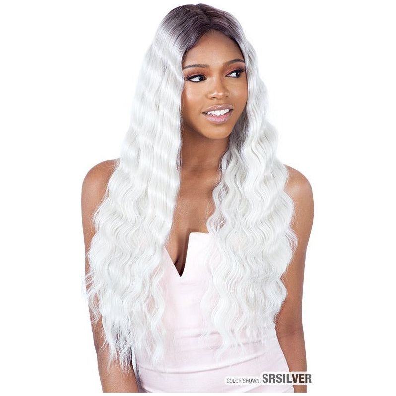 Model Model 5" Lace to Lace Synthetic Lace Front Wig - Triple Barrel Curl 020 - Beauty Exchange Beauty Supply