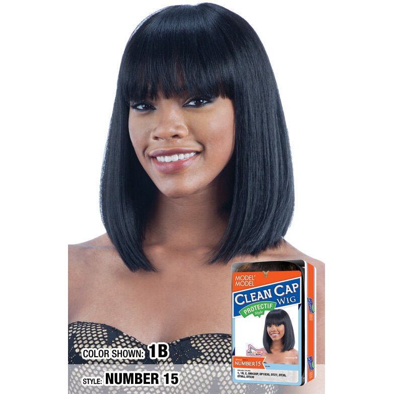 Model Model Clean Cap Protectif Style Synthetic Wig - MMC15 Number 15 - Beauty Exchange Beauty Supply