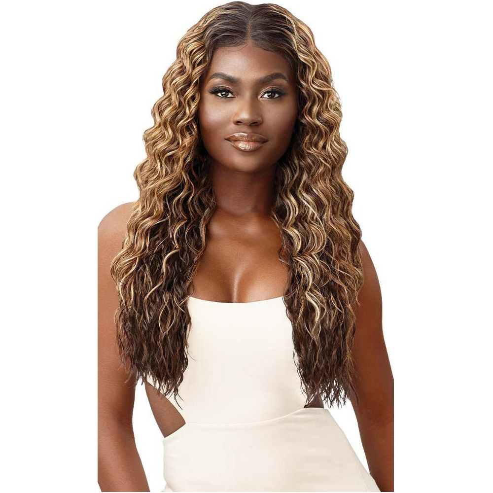 Outre 100% Human Hair Blend 13x6 360 Frontal HD Lace Wig - Andreina 24" - Beauty Exchange Beauty Supply